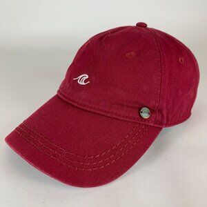 Roxy Womens Maroon Relaxed Fit Strapback Adjustable Hat